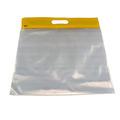 Bags Of Bags ZIPAFILE® Storage Bag, Yellow, PK25 ZFH1413Y